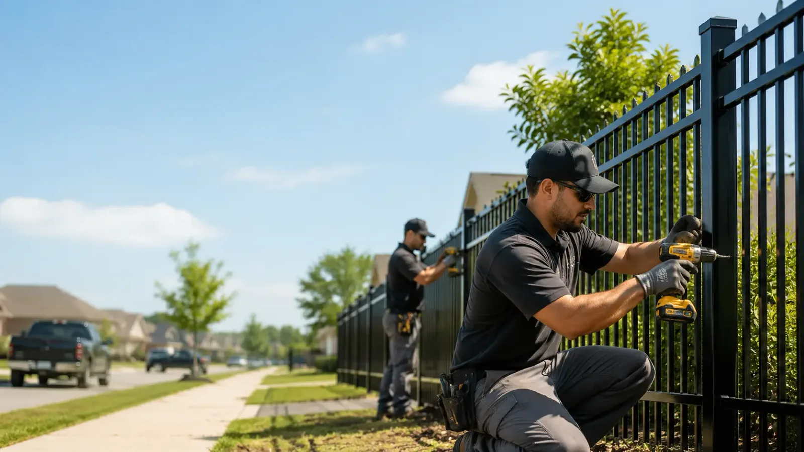 Metal Fence Installation in Marietta, NC